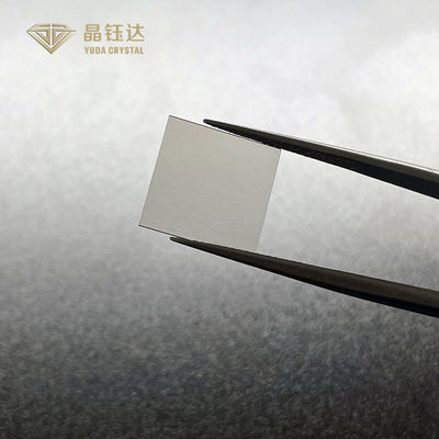 5mm * 5mm Putih CVD Pelat Kristal Tunggal Untuk Alat Pembuatan