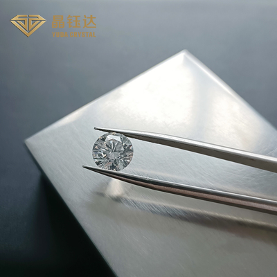 Ukuran Kecil Fancy Cut Lab Diamonds 10ct Round Brilliant White Color Untuk Perhiasan