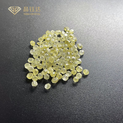 3mm 4mm Yellow HPHT Lab Grown Colored Diamonds Untuk Fancy Melee Diamonds