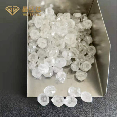 1.5ct-2.0ct Warna DEF berkualitas HPHT berlian kasar yang belum dipotong lab berlian yang ditanam untuk perhiasan