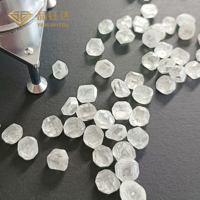 5-6 CT HPHT Rough Diamond Uncut Lab Membuat Berlian Ukuran Lebih Besar Untuk Lab Longgar