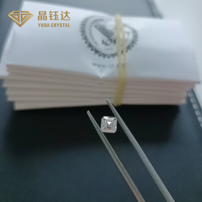 Polish Cut Certified Lab Grown Diamonds Square Cushion Putih