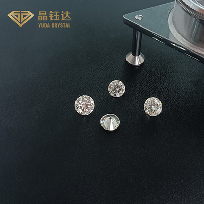 Polandia Fancy Cut Lab Diamonds Round Brilliant White Color Untuk Perhiasan