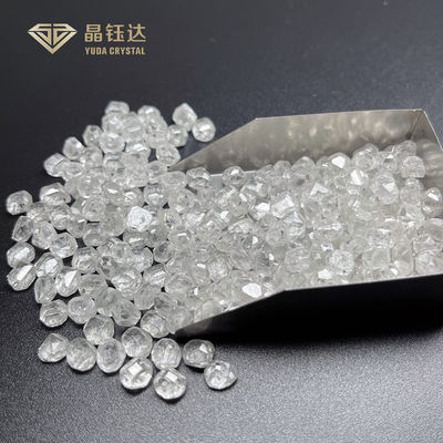 100% Asli dan Kekerasan 10 Mohs 1 karat HPHT Lab Made Uncut Rough White Lab Diamond