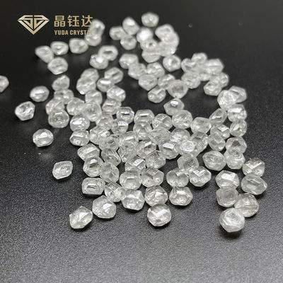 100% Asli dan Kekerasan 10 Mohs 1 karat HPHT Lab Made Uncut Rough White Lab Diamond