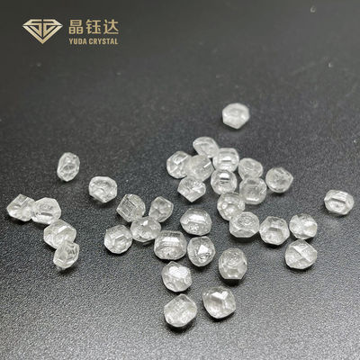 Yuda Crystal 3.0 - 4.0 ct Putih VVS VS HPHT Berlian mentah Uncut Berlian buatan laboratorium