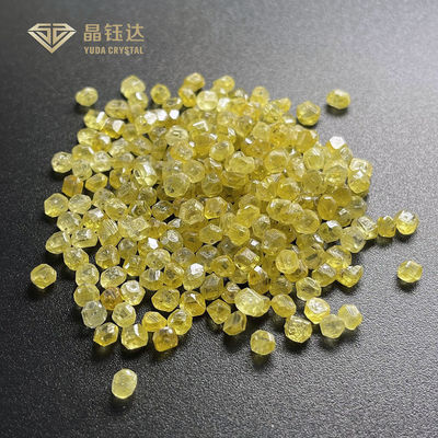 3mm 4mm Yellow HPHT Lab Grown Colored Diamonds Untuk Fancy Melee Diamonds