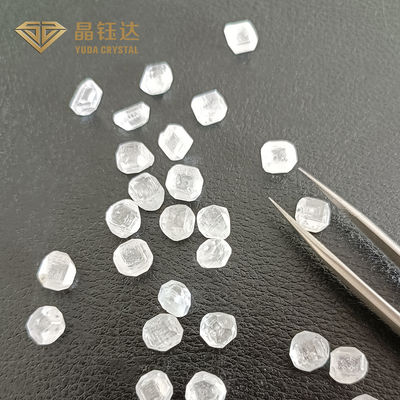VS Plus 7,0 karat 8,0 karat HPHT Berlian mentah Berlian mentah Untuk cincin 2ct