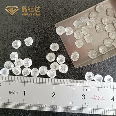 VS Plus 7,0 karat 8,0 karat HPHT Berlian mentah Berlian mentah Untuk cincin 2ct