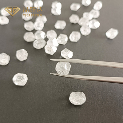 5 mm hingga 7 mm DEF Warna kasar HPHT Berlian Bentuk persegi panjang