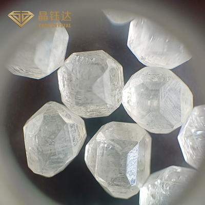 Harga Pabrik Untuk Bentuk Bulat HPHT Berlian mentah DEF Warna 5-5.99 Karat