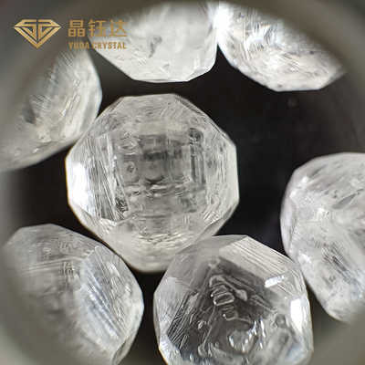 DEF SI VS VVS HPHT Laboratorium Berlian mentah yang belum dipotong 8.0ct hingga 20.0ct