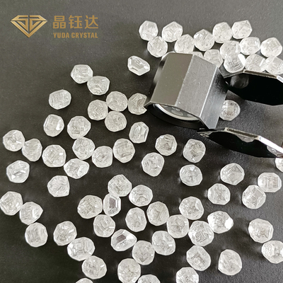 HPHT Sintetis Manusia Dibuat Berlian 2mm Untuk Perhiasan 20mm Perhiasan longgar