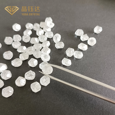 Ronde 8-8.99 Ct Laboratorium Dibuat Berlian HPHT Berlian mentah