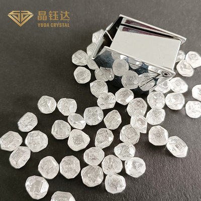 Yuda Kristal 1ct 16ct Berlian mentah Uncut HPHT Perhiasan berlian sintetis