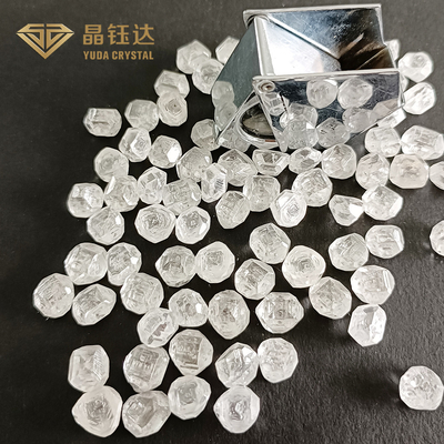 6ct 6.5ct 7ct HPHT Berlian Lab Berlian Kasar Putih
