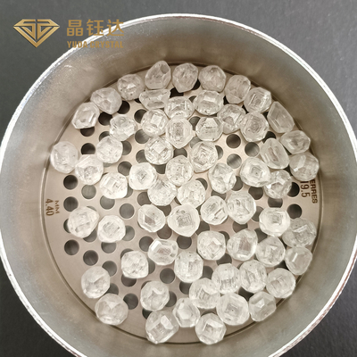 1.5ct-2.0ct Warna DEF berkualitas HPHT berlian kasar yang belum dipotong lab berlian yang ditanam untuk perhiasan