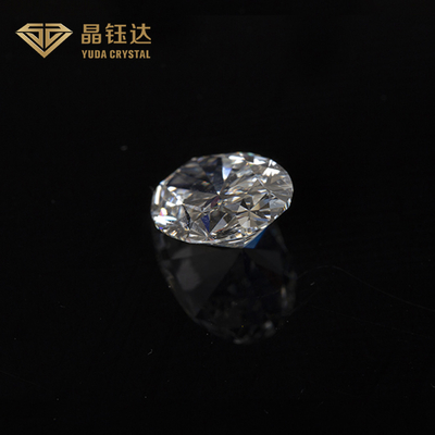 1.0 sampai 2.0ct HPHT Gia Berlian Laboratorium Menumbuhkan Putih Bentuk Oval longgarPotong mewah