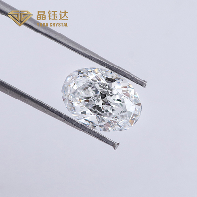 VS SI Kejernihan 9ct 10ct CVD Laboratorium Berlian Tumbuh Putih GH Warna