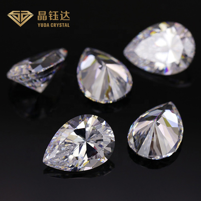 Pear Cut HPHT Loose Diamond 1.0-3.0ct Igi Lab Diamond Untuk Perhiasan Berlian